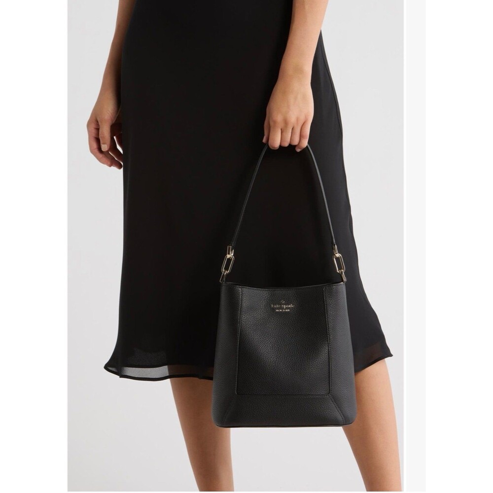 Kate Spade New York Black Leather Shoulder Bag